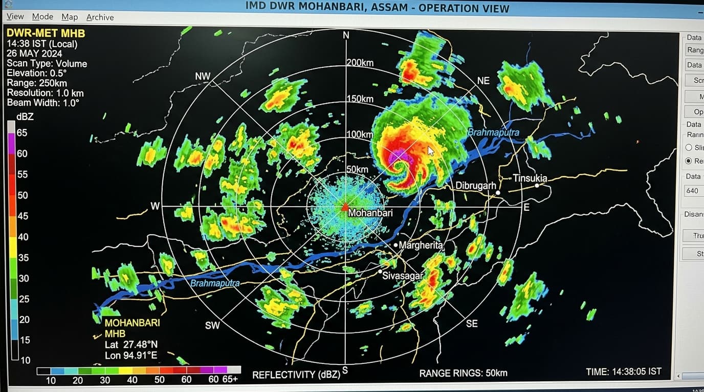 Doppler Weather Radar Convective Scan